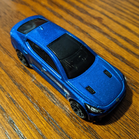 2019 Kia Stinger GT (Metalflake Blue) - Factory Fresh - Hot Wheels Basic Loose (2020)