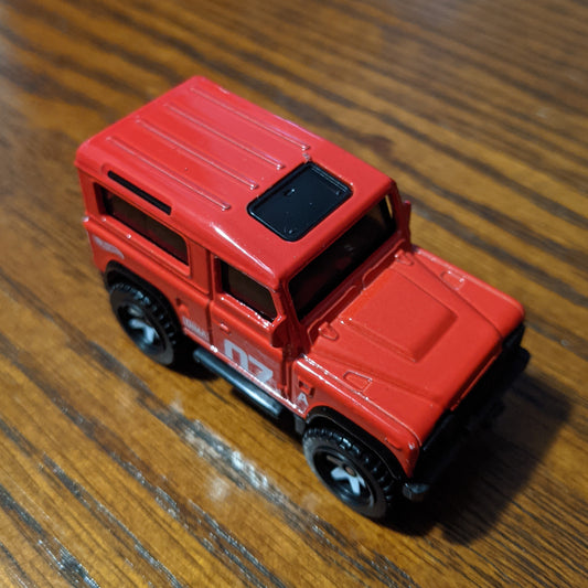 Land Rover Defender 90 (Red) - Factory Fresh - Hot Wheels Basic (2020)