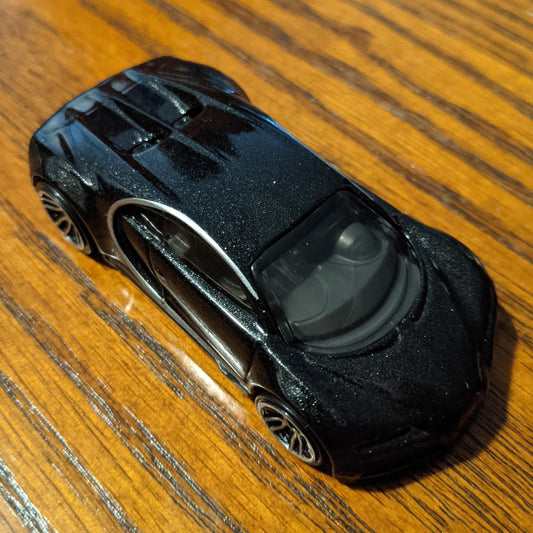 '16 Bugatti Chiron (Metalflake Black) - Factory Fresh - Hot Wheels Basic Loose (2020)