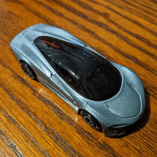 McLaren Speedtail (Metalflake Light Blue) - HW Exotics - Hot Wheels Basic Loose (2020)