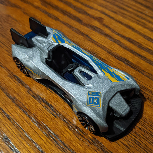 Electro Silhouette (Gray) - HW Exotics - Hot Wheels Basic Loose (2020)