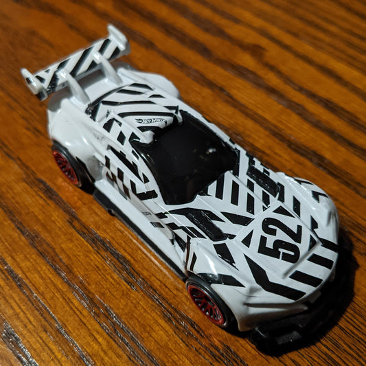 Track Ripper (White) - Speed Blur - Hot Wheels Basic Loose (2019)