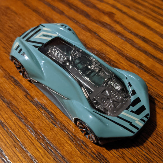 Exotique (Mint Green) - Speed Blur - Hot Wheels Basic Loose (2019)