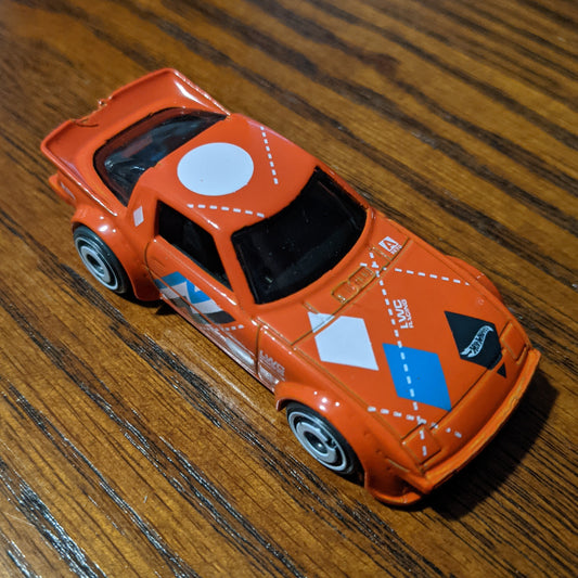 Mazda RX-7 (Orange) - Speed Blur - Hot Wheels Basic Loose (2020)