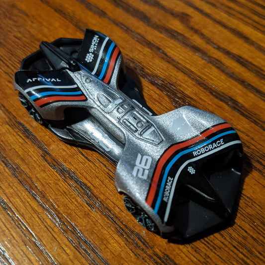 Roborace Robocar (Gray) - Speed Blur - Hot Wheels Basic Loose (2020)