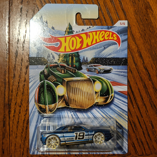 Muscle Tone (Blue) - Holiday Hot Rods - Hot Wheels Basic (2019)