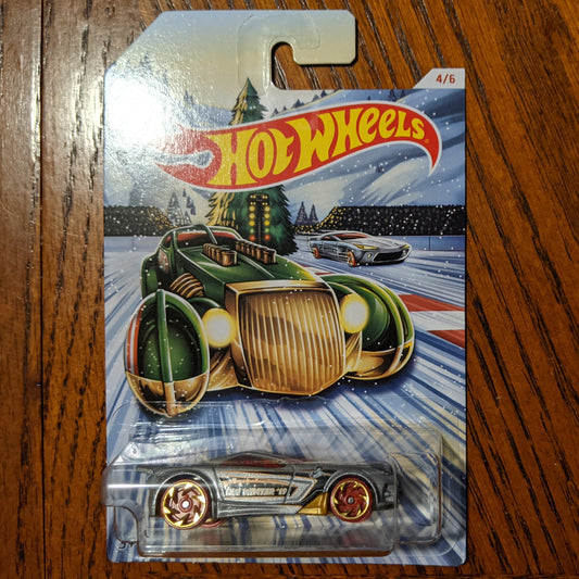 Scorcher (Silver) - Holiday Hot Rods - Hot Wheels Basic (2019)