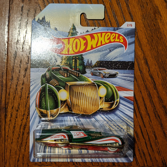 Screamliner (Green) - Holiday Hot Rods - Hot Wheels Basic (2019)