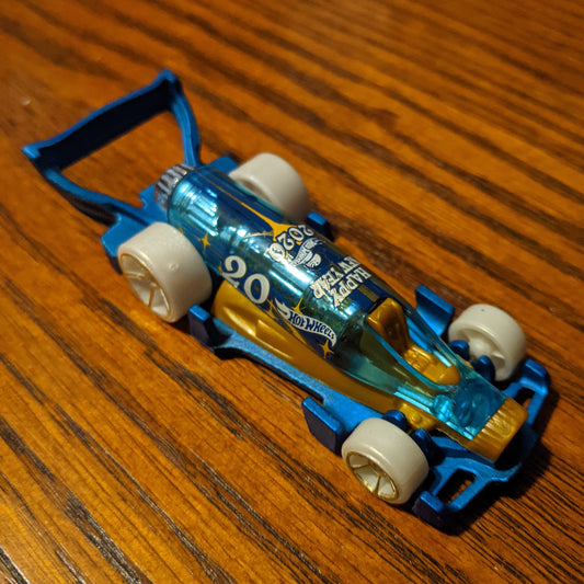 Carbonator (Clear Blue) - Holiday Hot Rods - Hot Wheels Basic Loose (2019)