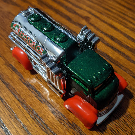 Fast Gassin (Metalflake Dark Green) - HW Winter - Hot Wheels Basic Loose (2020)