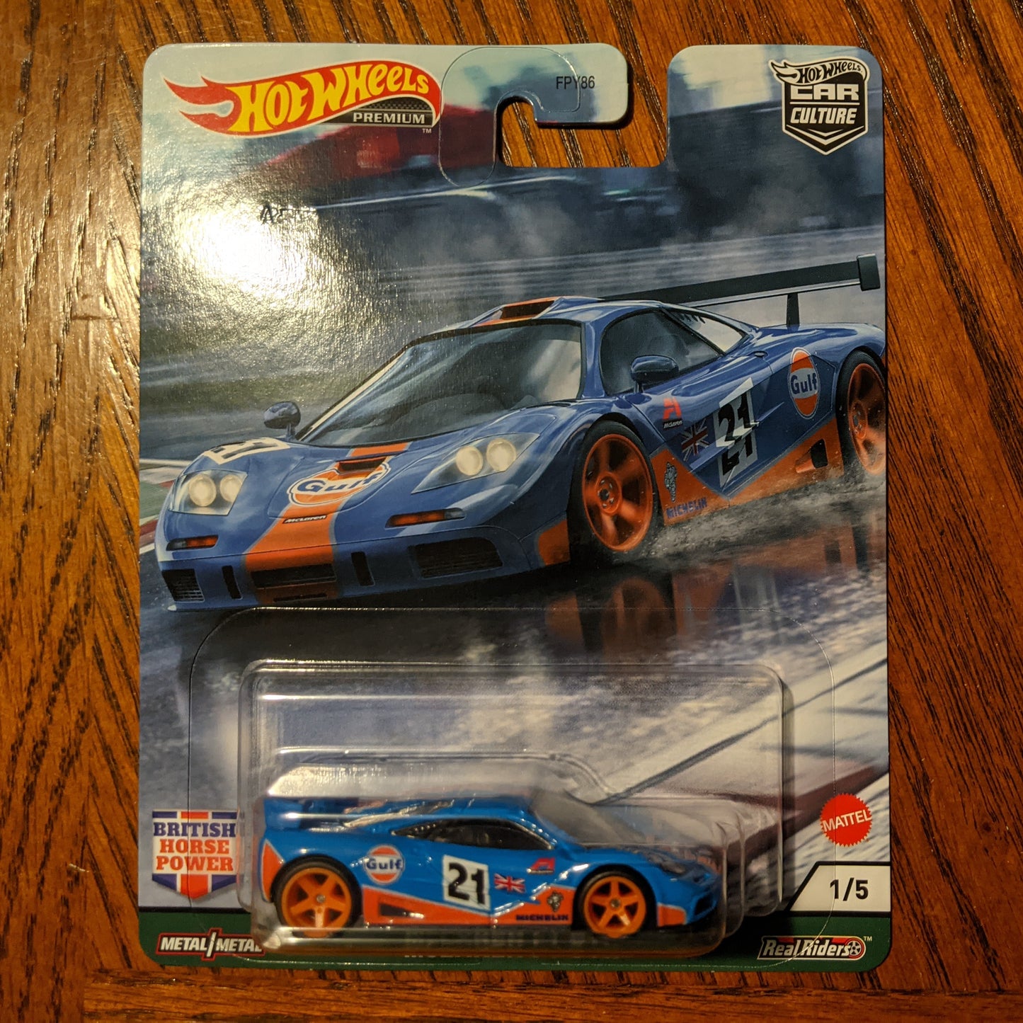McLaren F1 GTR - British Horsepower - Hot Wheels Premium Car Culture (2021)