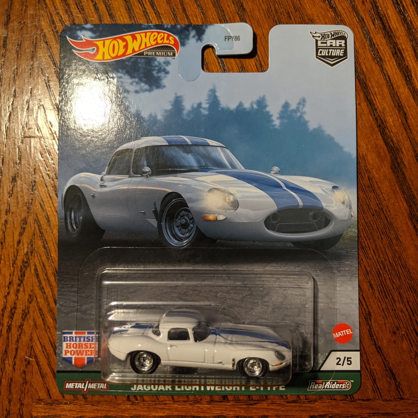 Jaguar Lightweight E-Type - British Horsepower - Hot Wheels Premium Car Culture (2021)