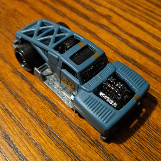 Erikenstein Rod (Blue Gunmetal Matte) - HW Hot Trucks - Hot Wheels Basic (2020)