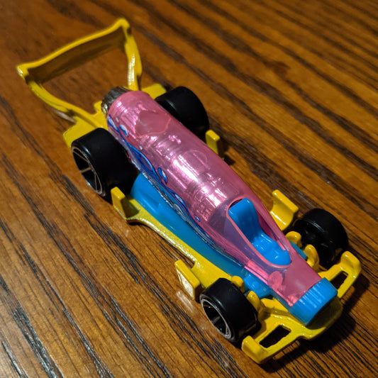 Carbonator (Clear Pink) - Experimotors - Hot Wheels Basic Loose (2021)