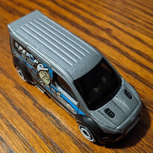 Hot Wheels Ford Transit Connect (Light Gray) - HW Metro - Hot Wheels Basic Loose (2021)