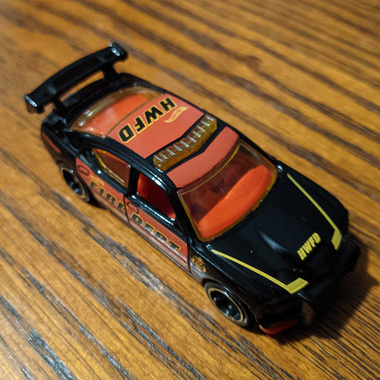 Dodge Charger Drift Car (Black) - HW Rescue - Hot Wheels Basic Loose (2021)