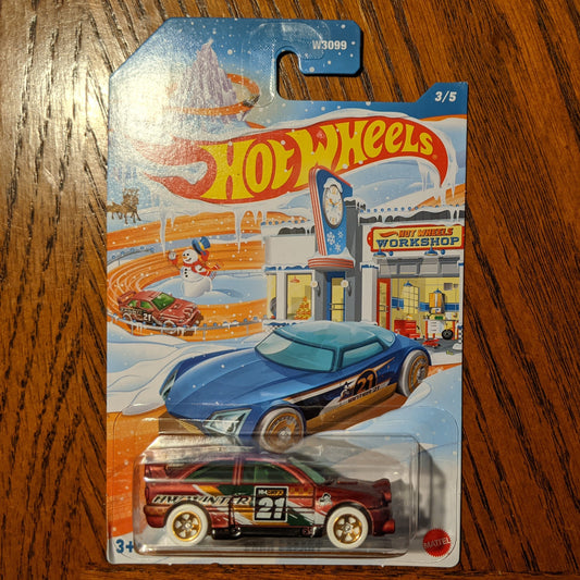 Ford Escort (Red) - HW Winter - Hot Wheels Basic (2021)