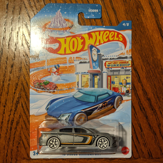 '15 Dodge Charger (Silver) - HW Winter - Hot Wheels Basic (2021)