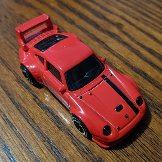 Porsche 993 GT2 (Glossy Red) - HW Exotics - Hot Wheels Basic Loose (2021)