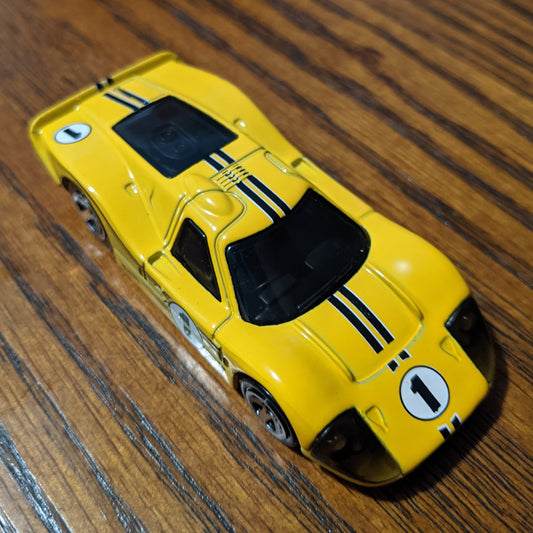 '67 Ford GT40 Mk.IV (Yellow) - HW Race Day - Hot Wheels Basic Loose (2021)