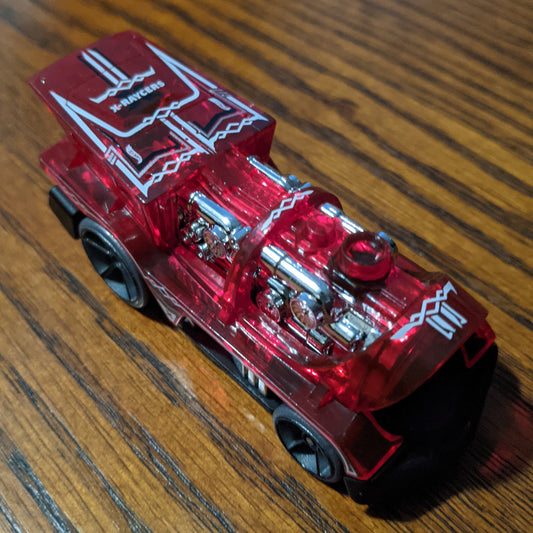 Loco Motorin' (Clear Red) - X-Raycers - Hot Wheels Basic Loose (2021)