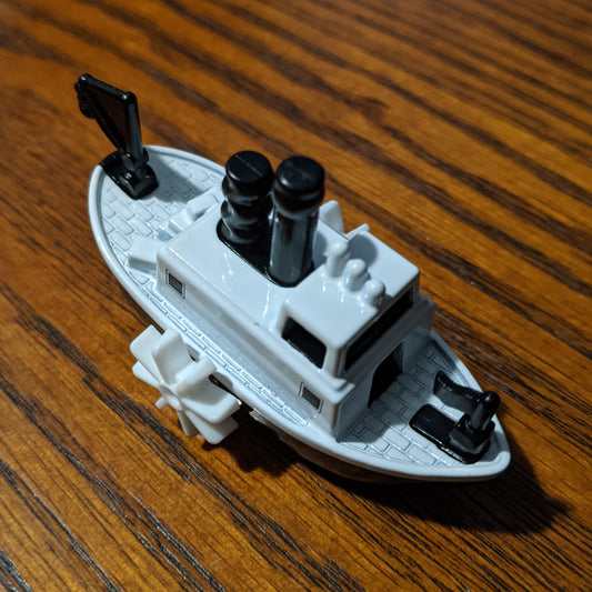 Disney Steamboat (White) - HW Screen Time - Hot Wheels Basic Loose (2021)
