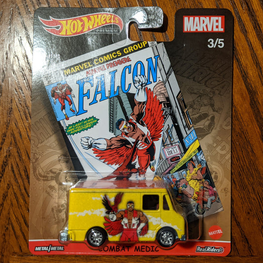 Combat Medic (Falcon) - Marvel Comics - Hot Wheels Premium Pop Culture (2021)