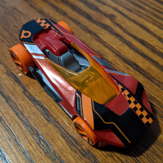 HW Warp Speeder (Red) - Track Stars - Hot Wheels Basic Loose (2020)