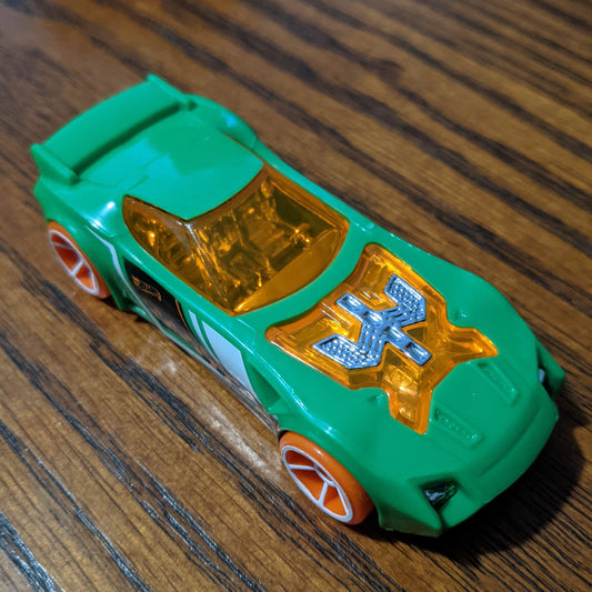 Nerve Hammer (Green) - Track Stars - Hot Wheels Basic Loose (2020)