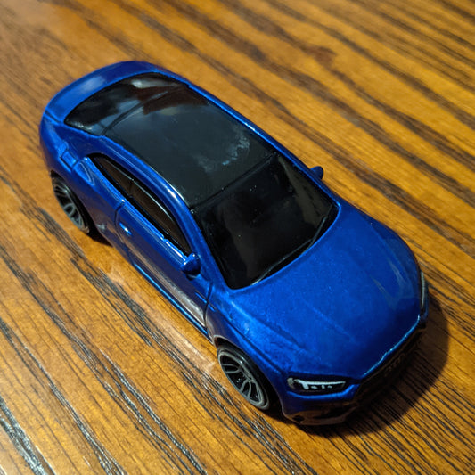 Audi RS 5 Coupe (Metalflake Blue) - HW Turbo - Hot Wheels Basic Loose (2020)