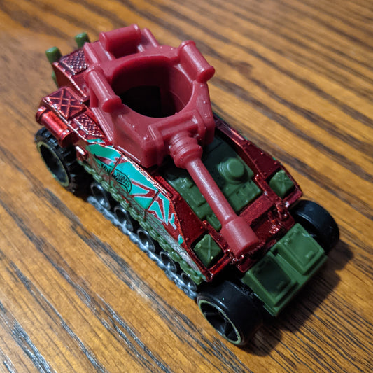 Tanknator (Dark Red) - HW Ride-Ons - Hot Wheels Basic Loose (2020)