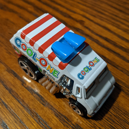 Cool-One (White) - Tooned - Hot Wheels Basic Loose (2020)