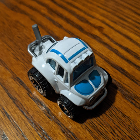 '70 Volkswagen Baja Bug (White) - Tooned - Hot Wheels Basic Loose (2020)