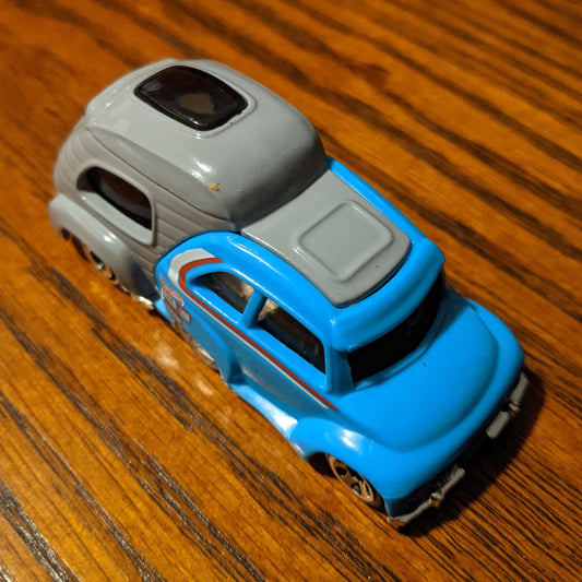 RV There Yet (Turquoise) - Tooned - Hot Wheels Basic Loose (2020)