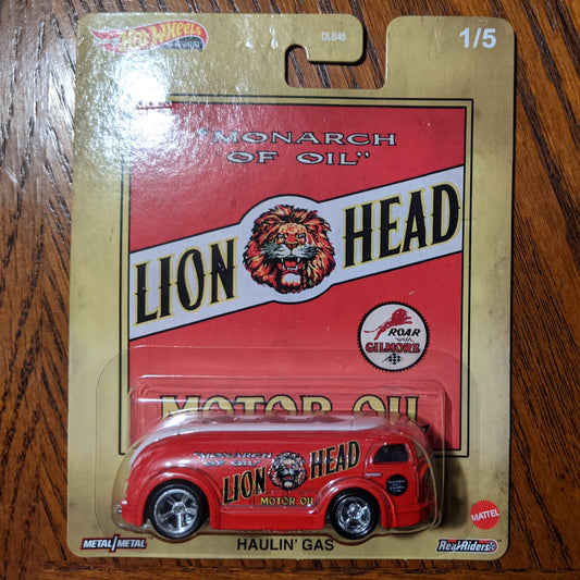 Haulin' Gas (Lion Head Motor Oil) - Vintage Oil - Hot Wheels Premium Pop Culture (2020)