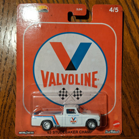 '63 Studebaker Champ (Valvoline) - Vintage Oil - Hot Wheels Premium Pop Culture (2020)