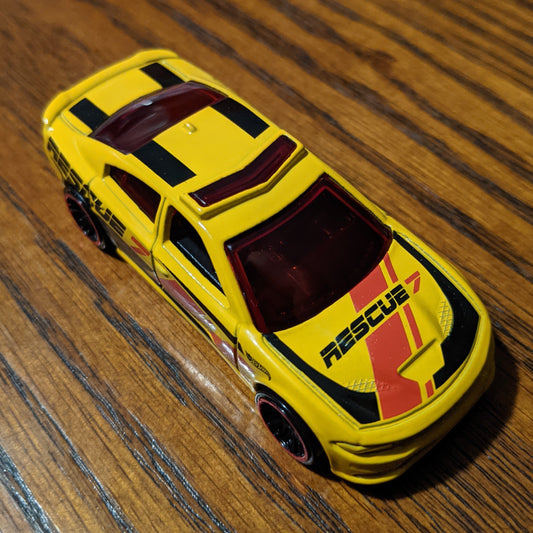 '15 Dodge Charger SRT (Yellow) - HW Rescue - Hot Wheels Basic Loose (2021)