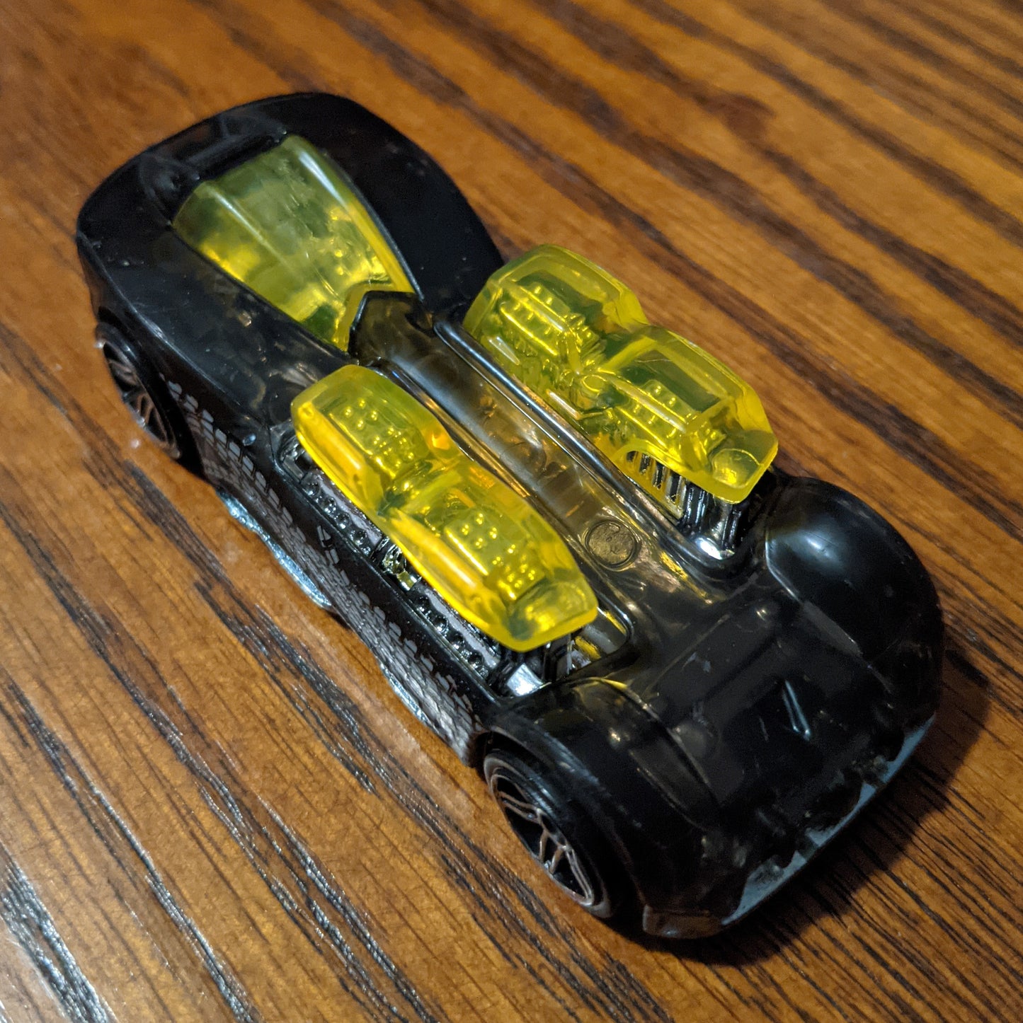 What-4-2 (Satin Black) - Ultimate Spider-Man vs The Sinister 6 - Hot Wheels Basic Loose (2016)