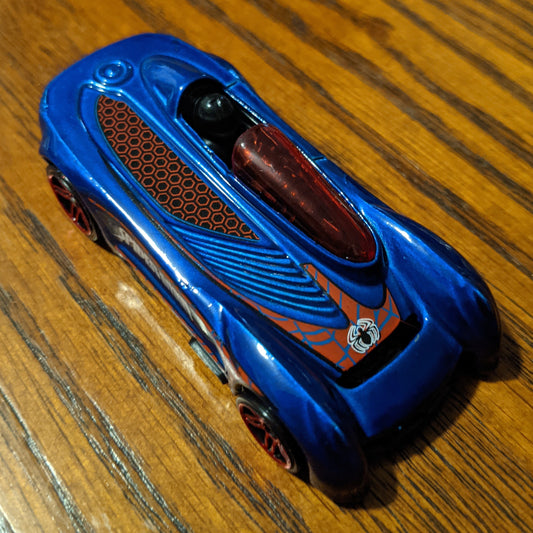 Monoposto (Blue) - Ultimate Spider-Man vs The Sinister 6 - Hot Wheels Basic Loose (2016)