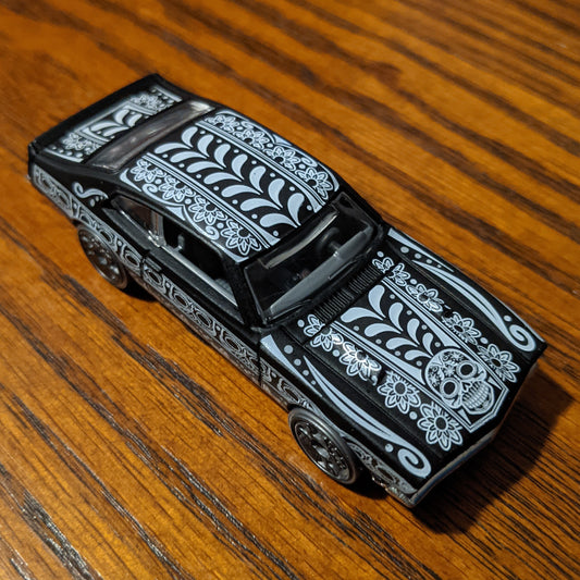 '71 Maverick Grabber (Black) - Halloween Day of The Dead Dia de los Muertos - Hot Wheels Basic Loose (2021)