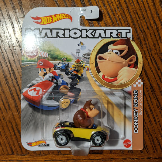 Donkey Kong Sports Coupe - Mario Kart Character Cars - Hot Wheels (2021)
