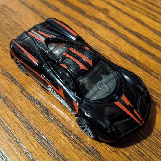 Pagani Huayra (Black) - HW Speed Graphics - Hot Wheels Basic Loose (2019)