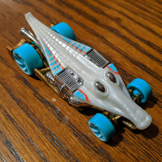 Croc Rod (White) - Street Beasts - Hot Wheels Basic Loose (2021)