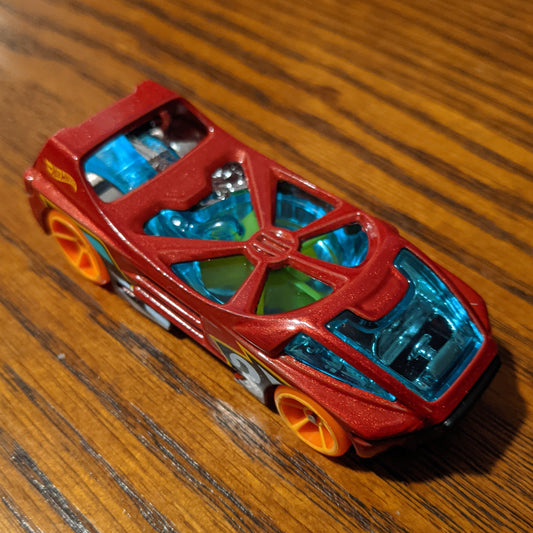 Night Burner (Red) - Hot Wheels Unleashed - Hot Wheels Basic Loose (2021)