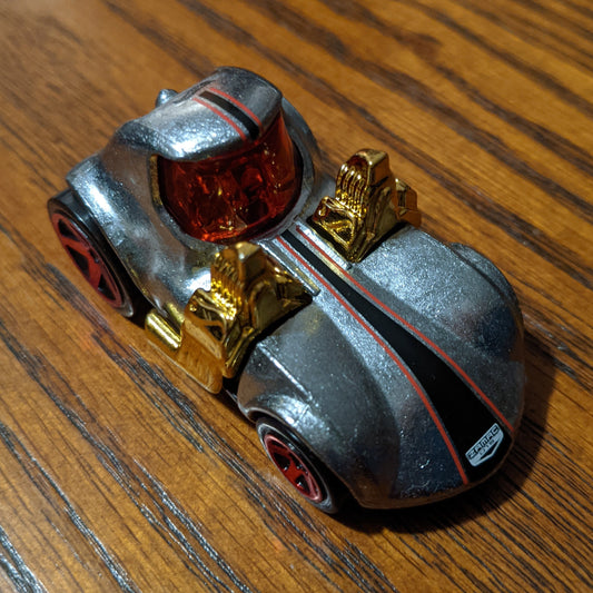 Tooned Twin Mill (SIlver) - Tooned - Hot Wheels Basic Loose (2021)