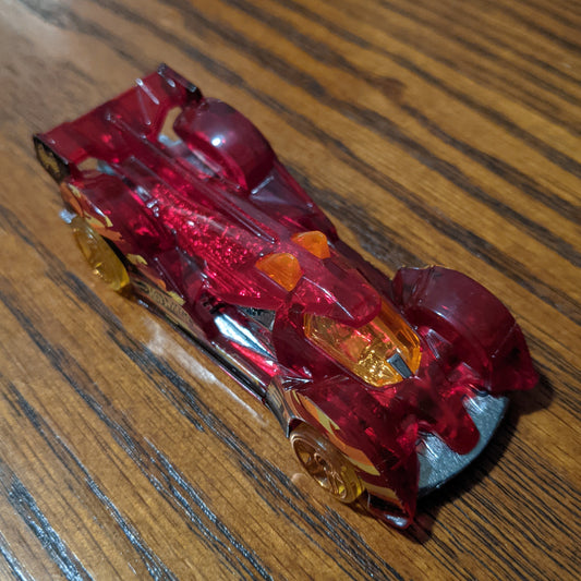 Hi-Tech Missile (Translucent Red) - X-Raycers - Hot Wheels Basic Loose (2020)