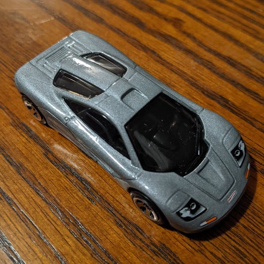 McLaren F1 (Metalflake Magnesium Silver) - HW Exotics - Hot Wheels Basic Loose (2021)