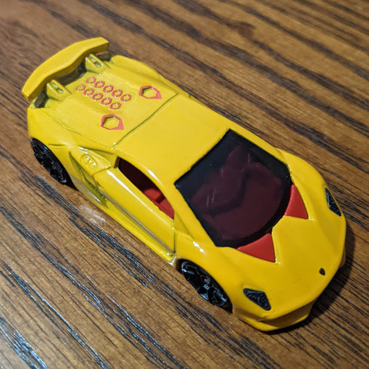 Lamborghini Sesto Elemento (Yellow) - Motor Show - Hot Wheels Basic Loose (2022)