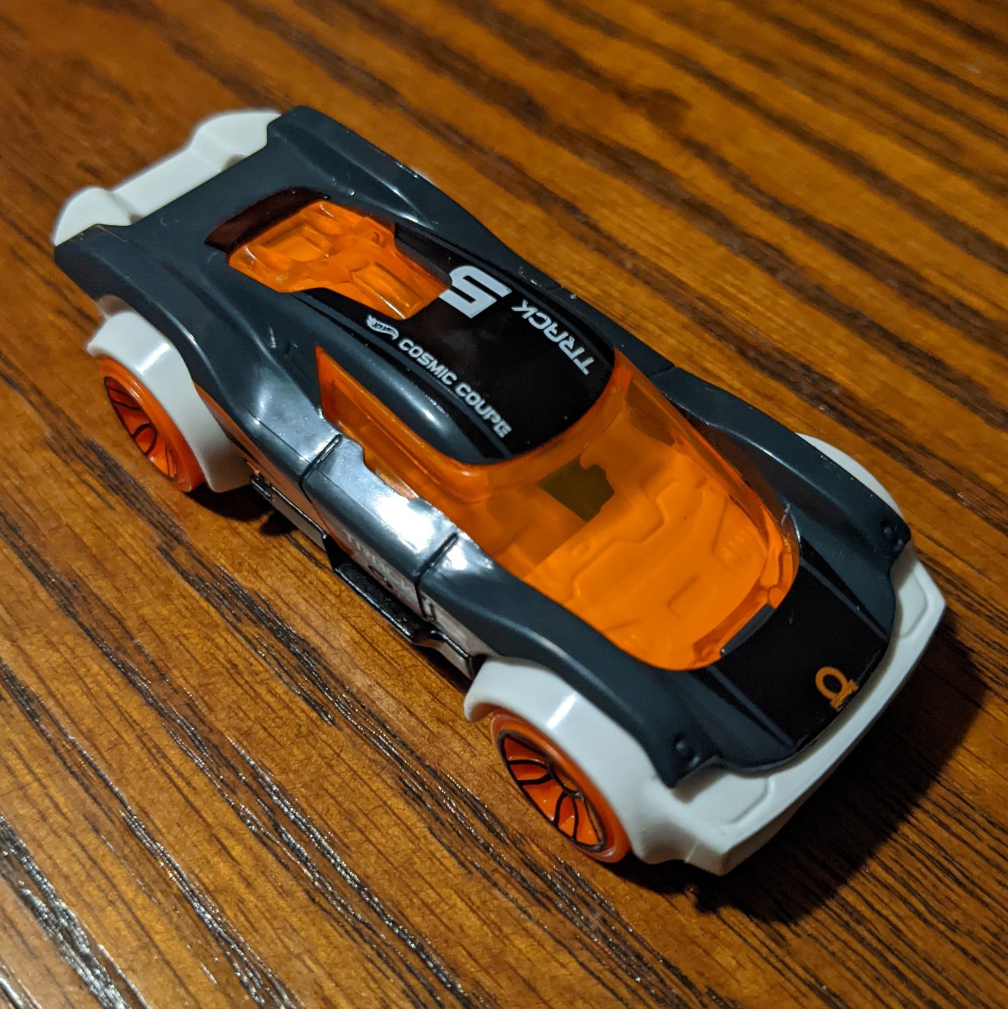 Cosmic Coupe (Blackish Gray) - Track Stars - Hot Wheels Basic Loose (2021)