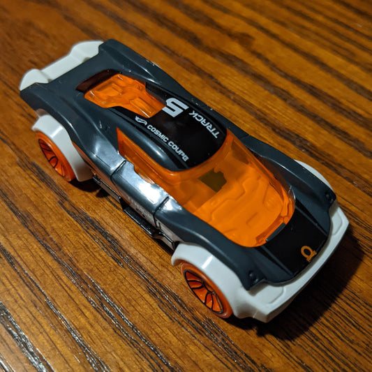 Cosmic Coupe (Blackish Gray) - Track Stars - Hot Wheels Basic Loose (2021)